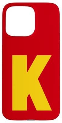 Letter K Chipmunk Group Matching Halloween Costume Initials Case for iPhone 15 Pro Max