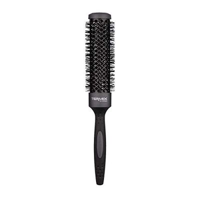 Termix Evolution XL Round Hairbrush Ø 32 mm, 3cm Longer- Hairbrush with ionized fibers and a 25% Extra Surface for Faster Drying, B-4094