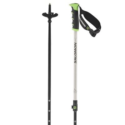 SALOMON MTN ALU S3 Alpine Poles, uniseks, volwassenen, regenboog, groen, eenheidsmaat