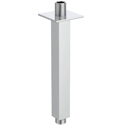 Ideal Standard - Idealrain, Braccio quadrato per soffioni doccia da 20cm, Attacco per installazione a parete o soffitto, Cromato