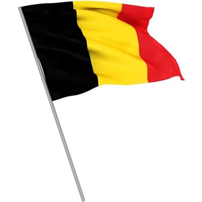 Folat 31648 Diadème en forme de drapeaux Belgique, Multicolore