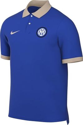 Nike Inter Milan Shirt Inter The Polo Df 2.0, Lyon blå/sanddrift, FN8288-438, 2XL