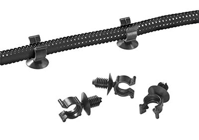 HellermannTyton 151-00018 CTC10FT6LG-HIRHS-BK houder voor beschermslang zwart