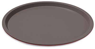 Guardini Rossana Tegame Pizza, Acciaio, Rosso, 32cm