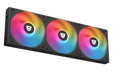 Nfortec Stellar Modular A-RGB Ventilador Suplementario Negro