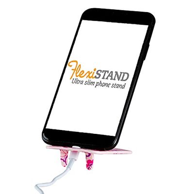 Gifts for Readers & Writers FlexiSoporte Compacto y Adjustable Teléfono Soporte for iPhone y Android, Rosas Flores