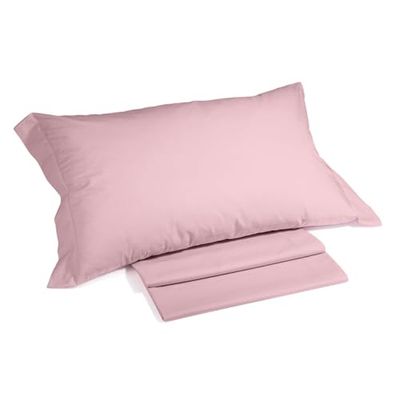 Caleffi - Completo Letto 100% Cotone Composto da Lenzuola Una Piazza e Mezza 190x285 + 1 Lenzuolo con Angoli Coprimaterasso Una Piazza e Mezza 130x200 per Materasso Alto 28 cm + 1 Federa Cuscino 50x80