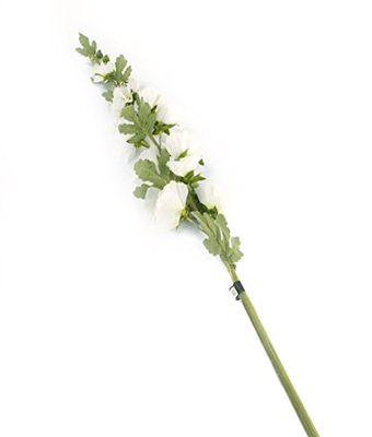 Bloemen Elegance Kunstmatige 118cm Single Stem Half a Dozen Kleur: wit