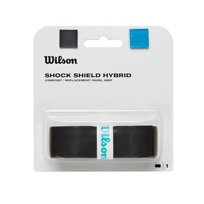 Wilson Shock Shield HYB Padel, Impugnatura Unisex-Adult, Black