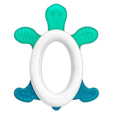 Reer 79203 kylbitring med skallra Cool & Play, vit