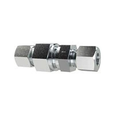 Terugslagklep, buitendiameter buis 20, PN max. 400, SW1 36, SW2 46, SW3 41, verzinkt staal