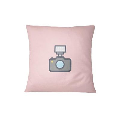 Bona Basics, Funda de cojín Decorativa, decoración del hogar, para sofá, cafetería, Tamaño: 60x60 cm, Color: Rosa Claro