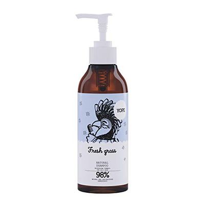 YOPE Shampoo per capelli | Sale marino | Gel di aloe vera | Capelli grassi | Sebo regolatore | Idratante | Detergente | Erba fresca | 98% di Ingredienti Naturali | Formula vegana | 300 ml