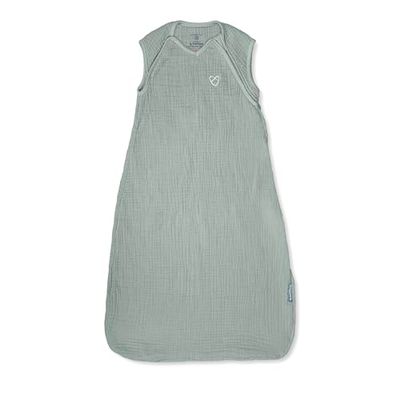 Ingenuity SwaddleMe, Sac de couchage en mousseline, Taille 3 18 mois, 14 24 livres, 1.0 TOG, paquet de 1 - Moss
