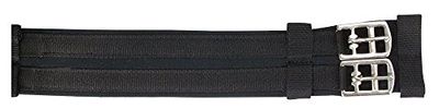 PFIFF Sangle Courte en Coton Noir 50 cm
