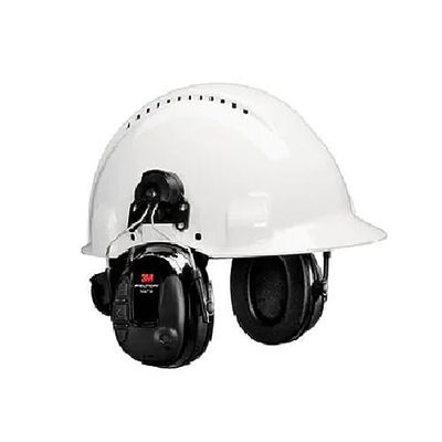 Casque fin 3M™ PELTOR™ ProTac™ III, 25 dB, noir, monté sur casque, MT13H220P3E