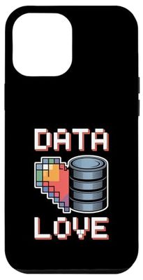 Data Love Pixel Heart Database Coding Case for iPhone 12 Pro Max