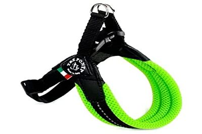 Tre Ponti Easy Fit Mesh Classic Neon Harnais pour Chien Vert
