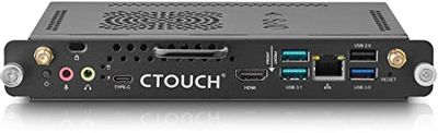 CTOUCH Ops 2,1 GHz i3-8145U Microsoft Windows 10 IoT Enterprise 800 g Nero