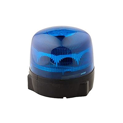 HELLA LED rotativo - Luz de aviso, flash - RotaLED - 12 V / 24 V - azul - montagem exterior - cabo: 140 mm - Conector: Conector plano - Quant. : 1 - 2XD 012 878-101