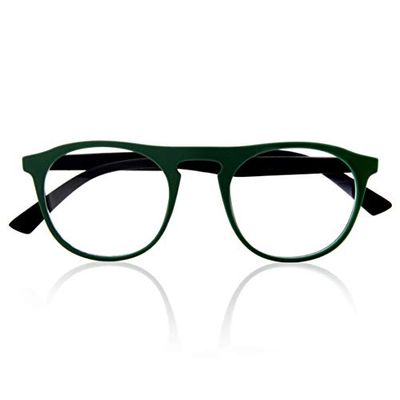 DE TOMASO " 502" Verde Scuro-Nero (+2,00) Occhiali di lettura bellissimi