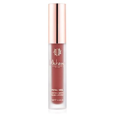 Wakeup Cosmetics Milano Szminka w płynie Petal Veil, Finish Matowe i Długa żywotność, 07 Elegant Mauve , 4 ml