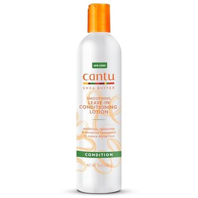 Loção condicionadora de Cantu, manteiga de karité, sem enxaguamento, 284 g