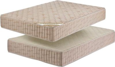 DELUXE13 Matelas orthopédique Eliocel - Haute fermeté - 2 Faces Laine de mérinos - Matelas Mousse HR Haute densité (105 x 180 x 20)