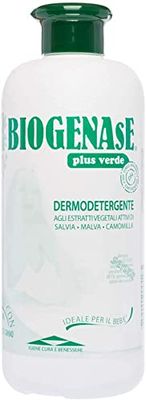 Biogenase Plus Verde - Sensitive Skin Cleanser with Aloe Vera- Suitable for Intimate Wash for Men and Women and the Daily Infant and Elderly Body Wash - Parabens-Free - Cruelty-Free - 500 ml
