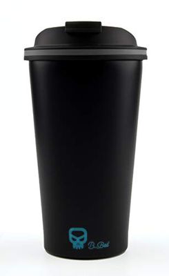 B.BAD 70501 Tazza, Plastica, Nero