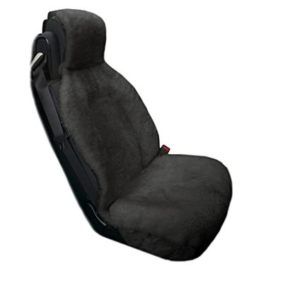 Genuine Australian Sheepskin Sideless Seat Cover - Gray by Eurow