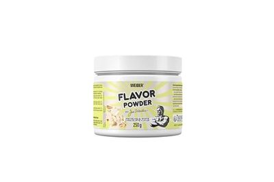 WEIDER Flavour Powder Poudre d'arôme sans sucre pour aromatiser et édulcorer le fromage blanc, le yaourt ou la poudre de protéines, convient également pour la pâtisserie, faible en calories, 250 g = 83 portions, pistache
