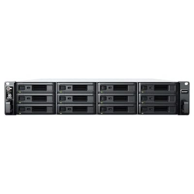 Synology RS2423RP+ (redundant power) 12-bay/AMD Ryzen V1780B/8GB DDR4/12 x 3.5" Hot-Swap/1x10GbE/2x1GbE/2xUSB 3.2/3Fan/RAID 0.1.5.6.10.Hybr