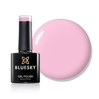 Bluesky Smalto Per Unghie Gel, Be Demure, 80622, Rosa, Pastello, Nudo, Pallido (Per Lampade Uv E Led) - 10 Ml