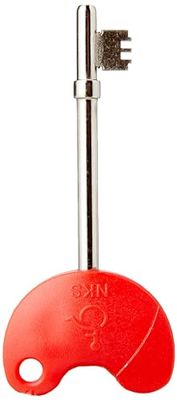 NRS Healthcare NKS Ltd. Easy Turn Toegangssleutel voor gehandicapten met rood handvat, N85316