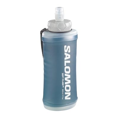 Salomon Active Correa de Botella de Agua Portátil Unisexo con Frasco Incluido, Minimalista, Fácil de Sujetar, Fácil de Usar, Negro