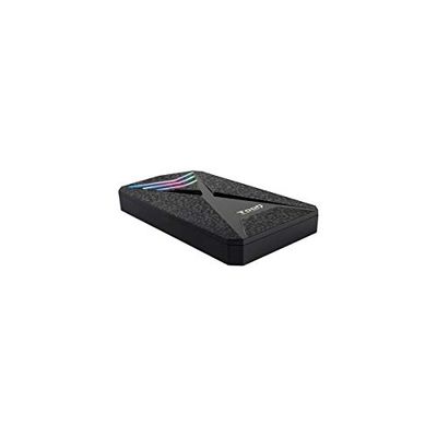 Monkey Ladder TooQ TQE-2550RGB 2.5" USB 3.0 RGB Hard Drive Enclosure Black