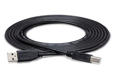 Hosa Hoge snelheid USB-kabel type A naar type B 10 voet (zwart)