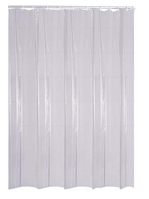 Ridder 364000-350 duschdraperi 240 x 180 cm lysande kristall med hängande ringar