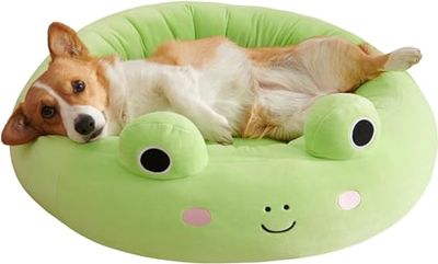 Squishmallows Wendy Frog Lit en Peluche pour Animal Domestique Taille L 76,2 cm