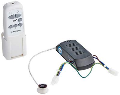Westinghouse Lighting 7809540 Ventilateur de plafond et télécommande infrarouge pour la lampe, Vitesse élevée