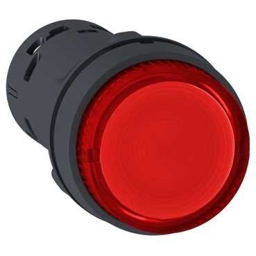 Schneider Elec Pic – MSS 42 03 – Push Button Luminaire led. Pulsar-Pulsar Red Contact Closed 110 V
