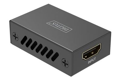 Digitus HDMI Repeater - HDMI 2.1 - UltraHD II 8k/60Hz - Extends HDMI signals up to 10 meters - Power supply - HDCP 2.3, Deep Colour - Black