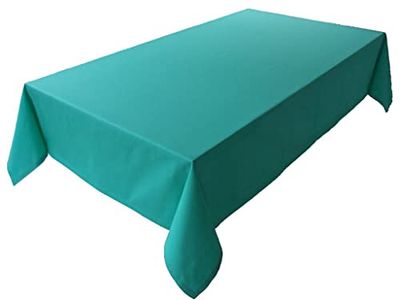 Tovaglia di alta qualità in 100% cotone, collezione Konzept, colore e dimensioni a scelta (tovaglia - 150 x 150 cm, verde smeraldo)