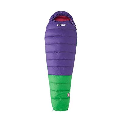 Andes 400D Z80 | temperatuur -8 tot +10 °C | slaapzak | violet | mummievorm | veer | bergen | camping | uitstapjes | volwassenen | unisex | voor dames en heren