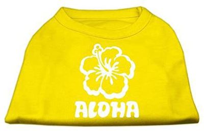 Mirage Aloha T-Shirt imprimé Fleur Jaune XXL