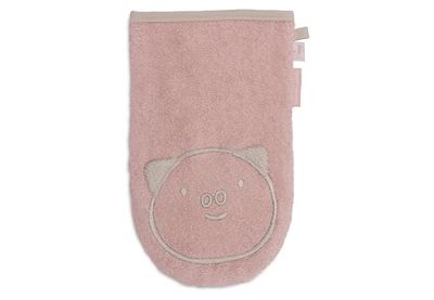 Jollein Rękawice do mycia niemowląt, frotte, Grunty, 27 x 16 cm, 100% bawełna, myjka dla niemowląt, certyfikat Öko-Tex, kolekcja Miffy
