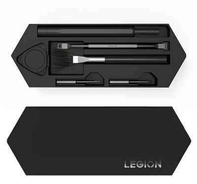 Lenovo Legion Cleaning & Tool Kit, duurzame gereedschappen om de prestaties van uw Legion PC, opbergtas en reinigingsdoek te behouden inbegrepen