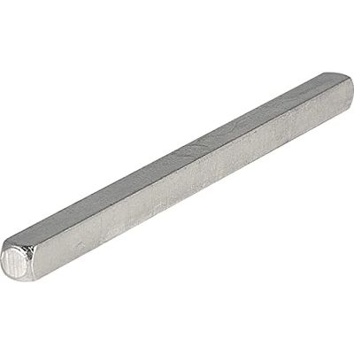 HOPPE 2265221 - Perno quadrato zincato per WC, 5 x 85 mm, per maniglie classe 3, in acciaio