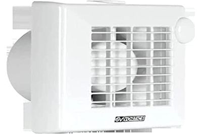 Vortice 11201 M100/4 inch afvoerventilator voor aan de muur, wit